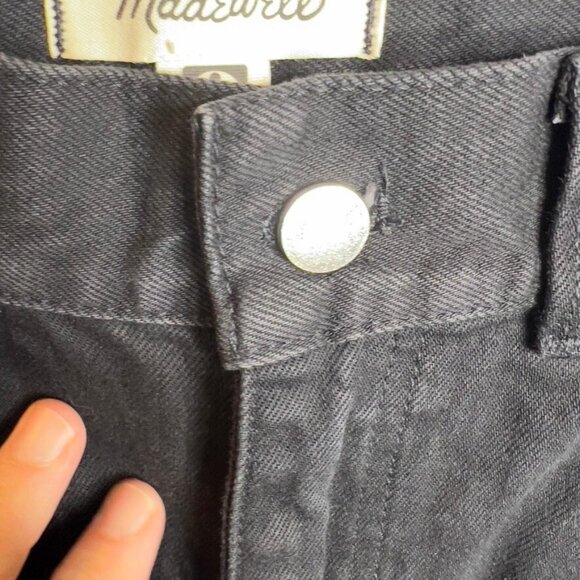 Madewell $138 The Arc-Leg Jean in Black Frost Size 29 NU032 - Picture 5 of 12